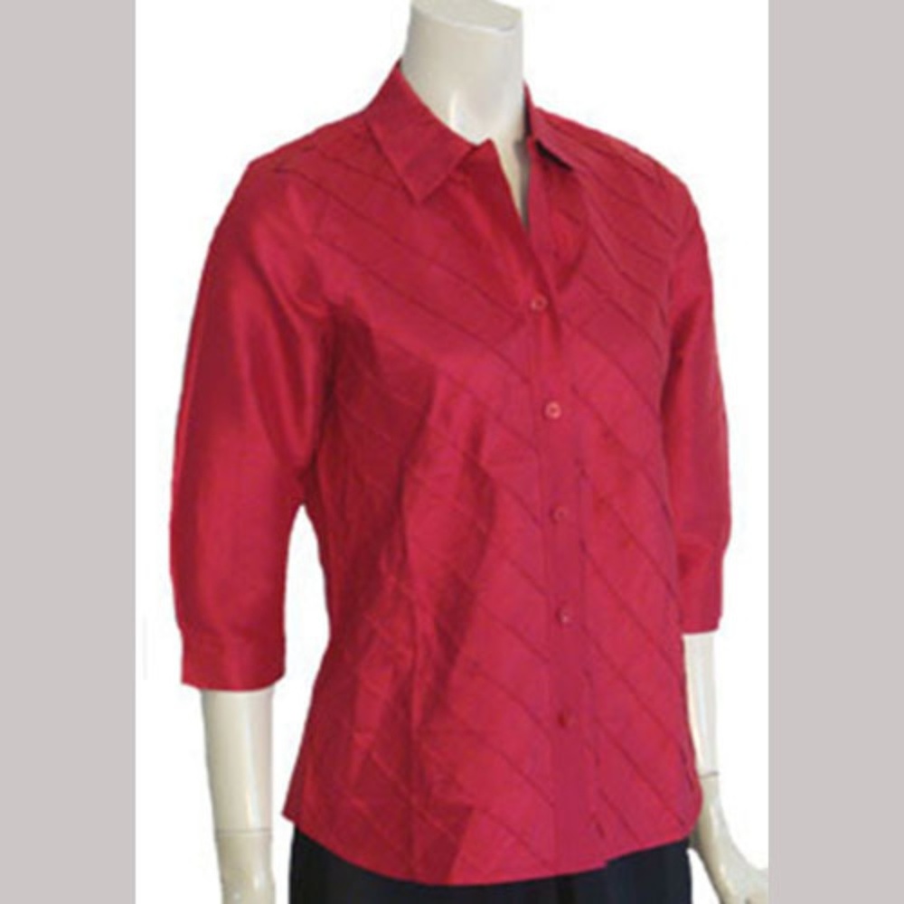 Silk Blouse Hot Pink  Coldwater Creek